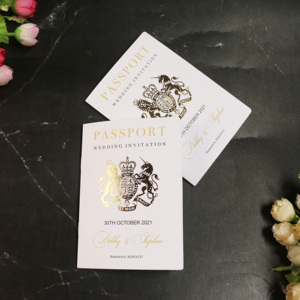 Date personnalisé encre impression blanc papier <span class=keywords><strong>passeport</strong></span> carte d'embarquement voyage <span class=keywords><strong>mariage</strong></span> cartes d'invitation de <span class=keywords><strong>mariage</strong></span> - Product Image 6