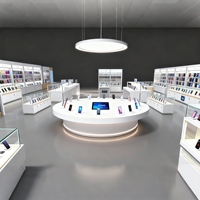 Supports de présentation pour chargeurs et films protecteurs, étagères suspendues pour accessoires de téléphonie mobile, armoire de présentation pour accessoires de téléphone
