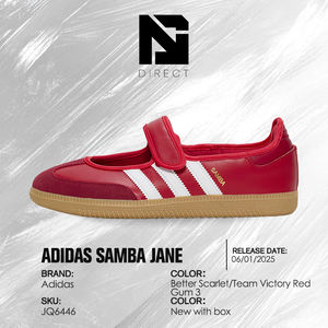 Zapatos Adidas Samba Jane 'Scarlet Gum' para Mujer, Ideales para Caminar a Diario - Product Image 6