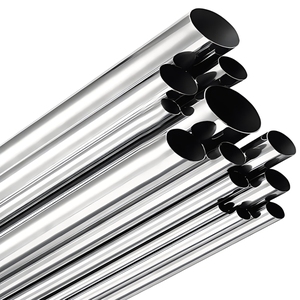 Tuyaux en acier inoxydable <span class=keywords><strong>Tube</strong></span> creux en acier inoxydable Astm rond sans couture 304 En 4301 Bord fendu/Bord de moulin - Product Image 1