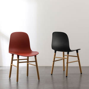 Dining Chair With <b>Backrest</b> Wooden Legs Modern Nordic Design For Restaurant Or Home Use - Product Image 3
