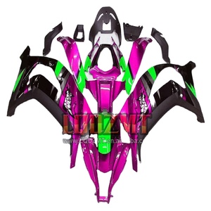 Corps d'injection pour KAWASAKI NINJA <span class=keywords><strong>ZX</strong></span>-10R ZX10R 16 17 18 19 20 54No.97 <span class=keywords><strong>ZX</strong></span> 10R 1000 2016 2017 2018 2019 2020 Carénage <span class=keywords><strong>Rose</strong></span> <span class=keywords><strong>Noir</strong></span> - Product Image 1