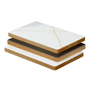 2023 Hot Sale Wood Grain or Marble High Gloss UV Wall Panels in Plywood, MDF, Particle Board or Block Board