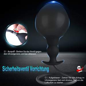 هزاز شرجي مقاوم للماء من السيليكون للرجال مع قابس شرجي ومدلك للبروستاتا بأنماط متعددة - ماركة XXJL - Product Image 5