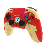 Manette de jeu Iron Man pour PS3/PS4, manette sans fil BT compatible avec PC/IOS13.0 et versions ultérieures, jeux mobiles