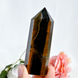 Torre de Cristal Natural al por Mayor, Obelisco de Ojo de Tigre Azul, Cuarzo en Bruto, Gema Suelta para Manualidades y Decoración del Hogar - Product Image 5