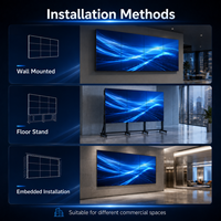 Panel de Pantalla LCD de Gran Formato para Video Wall con Tecnología de Empalme sin Costuras para Publicidad y Aplicaciones en Interiores