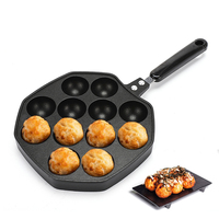 12 Moules Antiadhésif Grill Pan Omelette Pan Octopus Oeuf Pot Usine Approvisionnement Direct OEM Accepté Mignon Gâteau Moule