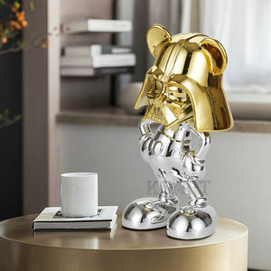 <span class=keywords><strong>Esqueleto</strong></span> Mickey escultura chapado ornamento personalizado grande plata ratón resina interior decoraciones oro fibra de vidrio - Product Image 6