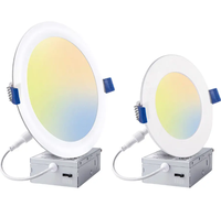 2700K 3000K 3500K 4000K 5000k 4 6 9 pouces Led encastré Dimmable bureau réglable Downlight Pot lumières panneau plafonnier