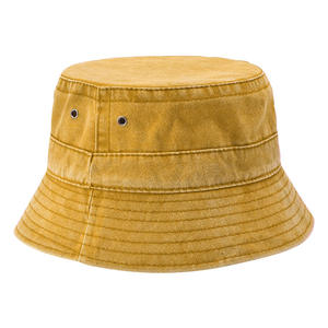 Casquette de soleil OEM de haute qualité pour hommes et femmes, vente en gros de chapeau seau confortable avec logo personnalisé vintage à large bord - Product Image 3