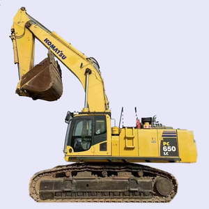 Excavadora Komatsu PC650 de segunda mano al por mayor, excavadora de cadenas usada de 65 toneladas, subasta de excavadoras, marca original japonesa - Product Image 1