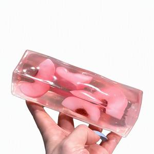 Juguete antiestrés de vaselina transparente con forma de fruta alargada, para apretar y jugar, ideal para el alivio del estrés transfronterizo. - Product Image 6
