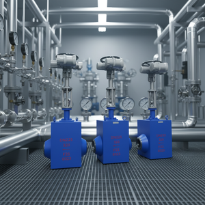Vanne de commande électrique haute pression OEM, corps en acier forgé, pour applications de contrôle de l'eau et du gaz, fournie directement par l'usine - Product Image 5