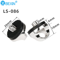 Vente en gros, 1/4 ", 3/8", fixation rapide de la caméra, anneau de vis, trépied de caméra, boule de fixation, vis de caméra cachée, plaque QR 1/4