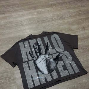 T-Shirt da Uomo di Alta Qualità in Cotone 300gsm con Stampa Personalizzata DTG, Logo Stampato, Stile Vintage Oversize, Maglietta di Design, Camiseta <span class=keywords><strong>Moda</strong></span> all'Ingrosso - Product Image 4