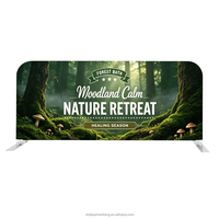 Bâches en polyester extensibles réutilisables personnalisées pour événements sportifs, imprimées par sublimation, pour la publicité extérieure