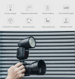 Flash Speedlite V1 TTL 1/8000s HSS avec déclencheur <span class=keywords><strong>X2T</strong></span> - Pour appareils photo Canon/Nikon/Sony/Fujifilm - Product Image 6