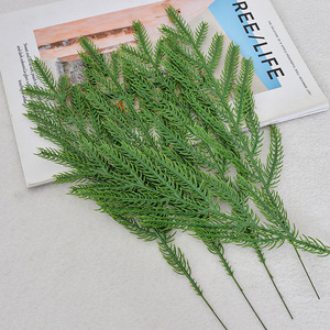 Aiguilles de pin artificielles Laixing, 13 cm de haut, simulation réaliste, décorations de Noël, verdure en plastique PE, branches - Product Image 2