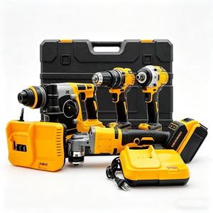 Outil électrique multifonctionnel Dewalts Repilcas, ensemble d'outils électriques 4 en 1, outils électriques Dewalts 20v avec 2 chargeurs - Product Image 2