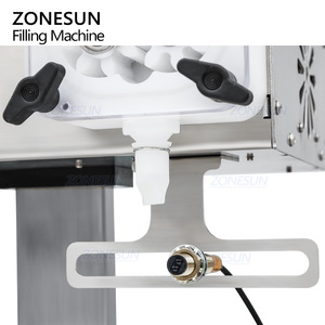 เครื่องบรรจุของเหลวข้นแบบตั้งโต๊ะอัตโนมัติ ZONESUN ZS-DTFP3 พร้อมปั๊มเกียร์โรตารี่ไฟฟ้า สำหรับบรรจุขวดน้ำผึ้ง ซอส ครีม และของเหลวข้นหนืดอื่นๆ - Product Image 4