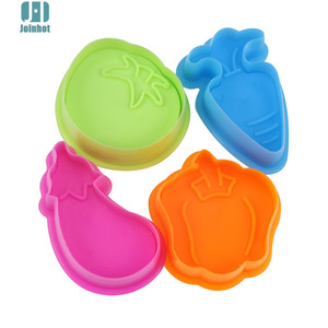 Vegetable <b>Cookie</b> Molds 4 Pieces Silicone Baking <b>Tools</b> For Cake Making - Product Image 1