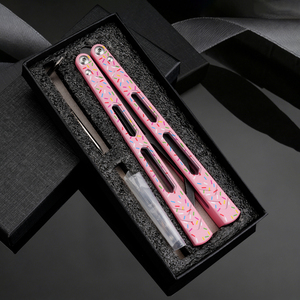 Trainer Professionale in Alluminio CNC per Balisong |   Strumento di Pratica Leggero e di Precisione - Product Image 6