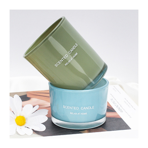 <span class=keywords><strong>Portacandele</strong></span> Nordico di Alta Qualità, Riciclabile, Lussuoso Vasetto in <span class=keywords><strong>Vetro</strong></span> Vuoto per Candele con Coperchio e Confezione - Product Image 3