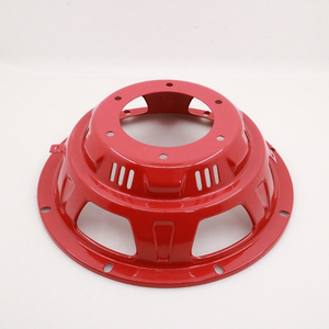 Cadre de haut-parleur rouge de 8 pouces en fer pour voiture, accessoires et pièces de haut-parleur, vente chaude - Product Image 1