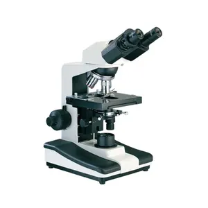 Microscopio biológico, gran campo de visión, imagen ocular, operación clara para enseñanza médica, microscopio de investigación científica