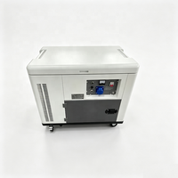 Générateur diesel monophasé 15 kW V-Twin refroidi par air, démarrage électrique, AVR, alimentation de secours pour maison, ferme, atelier