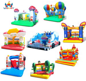 Château gonflable commercial pour enfants en PVC, respectueux de l'environnement, avec motifs de dessins animés, idéal pour les fêtes, la location événementielle et les jeux pour adolescents - Product Image 1