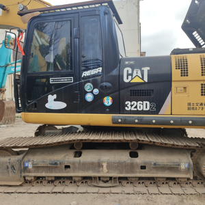 Excavadora Usada Caterpillar 326D de 26 Toneladas, Excavadora Hidráulica Mediana sobre Orugas, Original de Japón, Buen Estado, Pocas Horas, Económica - Product Image 1