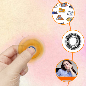 Acrylic phim hoạt hình con chó ngón tay <span class=keywords><strong>Spinner</strong></span> căng thẳng cứu trợ thần tài đồ chơi không độc hại an toàn - Product Image 3