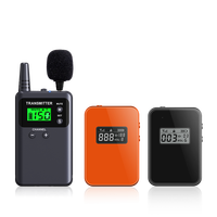 Système audio sans fil premium pour guide touristique, fréquence 2,4 GHz avec réduction du bruit, conception résistante à l'eau IPX1