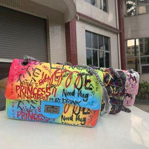 Bolsos de mujer de graffiti al por mayor bolsos de marca famosa 2020 bolsos de mujer al por mayor de fábrica de China - Product Image 6