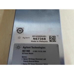 ในสต็อกคีย์ไซท์ N6736B โมดูลจ่ายไฟ 100V 0.5A 50 W สำหรับเครื่องมือและมิเตอร์ xgeqpt - Product Image 4