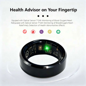 Bague connectée F56D <span class=keywords><strong>pour</strong></span> hommes et femmes, suivi de <span class=keywords><strong>la</strong></span> santé, du sommeil, de <span class=keywords><strong>la</strong></span> fréquence cardiaque, de <span class=keywords><strong>la</strong></span> <span class=keywords><strong>pression</strong></span> <span class=keywords><strong>artérielle</strong></span>, moniteur de fitness et de sport, compatible Android, étanche, en alliage - Product Image 5