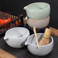 Accessoire de cérémonie du thé traditionnel, bol en bambou, support de fouet, service à thé japonais Chasen Matcha