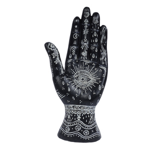 Nueva Escultura de Mano de Resina Fengshui para Maniobra de Mano, con Líneas y Símbolos - Product Image 3