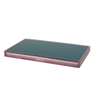 A1109 Emballage cosmétique transparent, logo personnalisé naturel, palette de fards à joues et fards à paupières, étui vide pour maquillage couleur nude, prix
