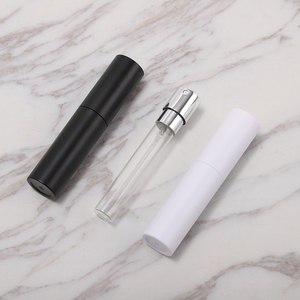 Flacone di Profumo Rotondo in Plastica da 10ml, Piccoli Flaconi Spray con Pompetta, Bottiglia per Olio con Tappo a Vite per Viaggi - Product Image 5