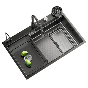 Évier de cuisine encastré en acier inoxydable avec affichage numérique LED intelligent multifonctionnel - Product Image 4