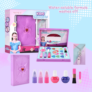 Kit de <span class=keywords><strong>Maquillaje</strong></span> para Niñas AKIA, Set de Esmalte de Uñas de Juguete para Niñas, <span class=keywords><strong>Estuche</strong></span> - Product Image 5