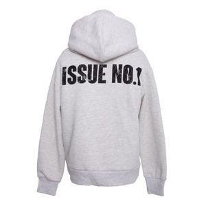 Sudadera con Capucha Gris Sólida Personalizada para Hombre con Serigrafía, Forro Polar de Poliéster/Algodón, Antipilling, Transpirable y de Secado Rápido - Product Image 2