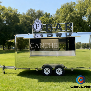 Camion de restauration urbaine mobile Camion de restauration rapide Remorque de restauration Café Van Bière Bar Camion de restauration pour les États-Unis - Product Image 2