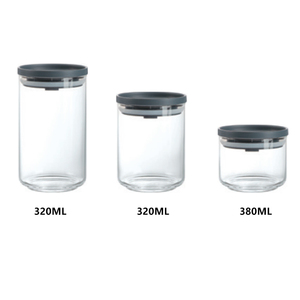 Bocaux de conservation alimentaire <span class=keywords><strong>en</strong></span> <span class=keywords><strong>verre</strong></span> borosilicate <span class=keywords><strong>Luminarc</strong></span> 0,5L/0,75L/1L <span class=keywords><strong>avec</strong></span> couvercles hermétiques, contenants de cuisine pour épices, desserts, fruits secs - Product Image 6