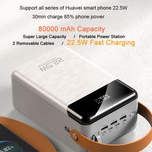 Sleek 60000Mah USB-C PD 22.5W High Capacity Power Bank Quick Charge <b>Mobile</b> Phone Compatible Outdoor Portable Charger AC PVC - Product Image 3