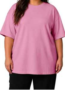 เสื้อยืดโอเวอร์ไซส์ผู้หญิงทรงพอดีตัวสำหรับฤดูร้อน คอกลม แขนสั้น ระบายอากาศได้ดี สไตล์สตรีทแฟชั่น - Product Image 3