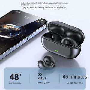 Nuevos Auriculares Inalámbricos de Conducción Ósea con Clip para Oreja, Ideales para Ciclismo y Running, Tecnología Digital BT - Product Image 6